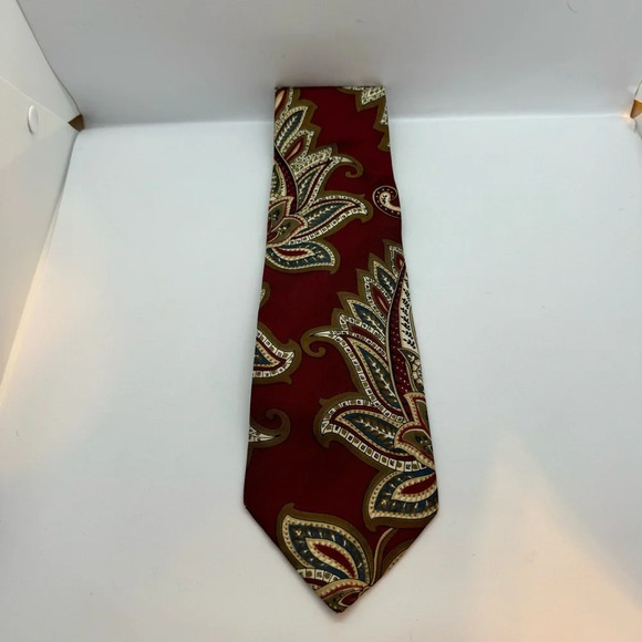 Lot of 5 Designer Tie Boss Dior, Oscar Dela  Renta, Canali, Chaps-Ralph Lauren - Picture 6 of 11